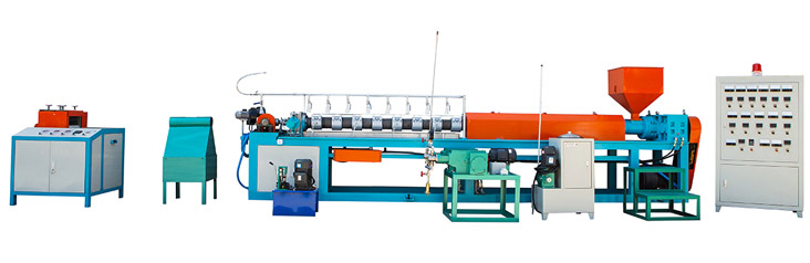 55-Type EPE Foaming Machine For Foam Fruit Net & Small-dia pipes